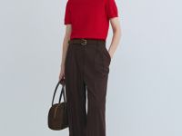 Джемпер с коротким рукавом, Красный