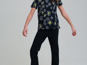 Брюки трикотажные для девочек