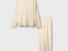 Комплект трикотажный для девочек: джемпер, брюки