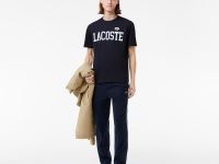 Мужская Футболка Lacoste из хлопка с контрастным значком