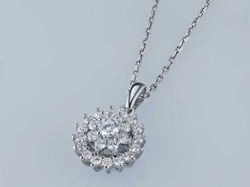 Подвеска из белого золота э4712пд07163600