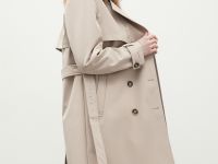 Классический тренч в длине миди