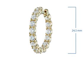 Серьги из желтого золота э0312сг03210907