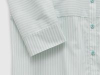 Рубашка из хлопка с отложным воротником