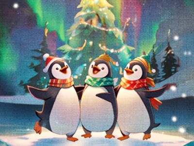 Пингвины в поисках Нового года