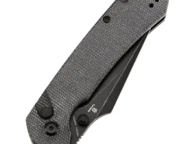 Складной нож Tenable Fenrir, сталь 14C28N, рукоять микарта, черный
