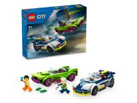 City 60415 Конструктор Погоня на полицейской машине за маслкаром