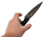 Туристический нож Майор Н, сталь D2, рукоять G-10 черный