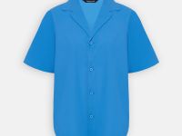 Блузка из хлопка с коротким рукавом