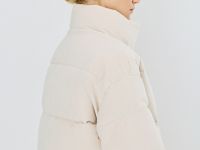 Утеплённая куртка из вельвета, Бежевый