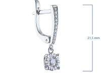Серьги из серебра э0612сг01210953_white
