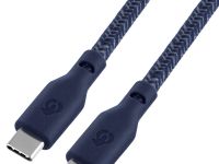 Кабель uBear Trend Cable USB-C — USB-C, 1.2 м, нейлон синий