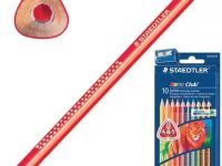 Набор карандашей цветных Staedtler "Noris Club" 10 цветов + точилка в картоне