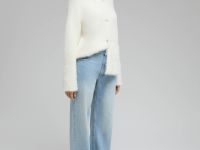 Джинсы wide leg fit женские