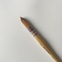Кисть синтетика Taklon 7 Art Secret, короткая ручка, французское крепление, 15RT