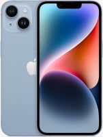 Смартфон Apple iPhone 14 128 ГБ MPVN3PA/A Голубой (nanoSIM+eSIM, без RuStore)