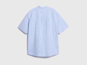 Рубашка с коротким рукавом для мальчиков, Голубой