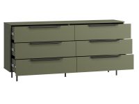 Комод Квелен 192x89 Оливковый