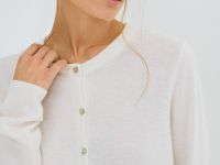 Кардиган из шерсти и кашемира, Белый