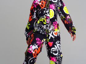 Комбинезон текстильный с полиуретановым покрытием для девочек