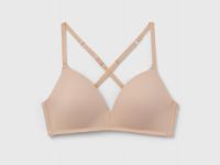Бюстгальтер с формованными чашками, Бежевый