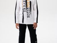 Комплект трикотажный для мальчиков: фуфайка (футболка), брюки