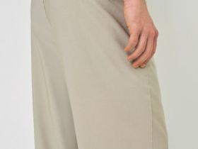 Широкие брюки из вискозы, Бежевый