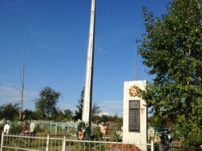 Братская могила воинов, умерших от ран в госпитале г. Нерчинска в 1943-1945 гг.