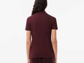Женское поло Lacoste приталенного кроя из эластичного хлопка