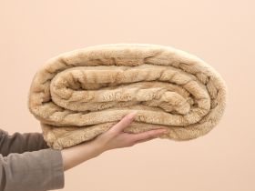 Плед Righe, бежевый