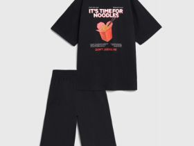 Пижама для мальчиков, Черный