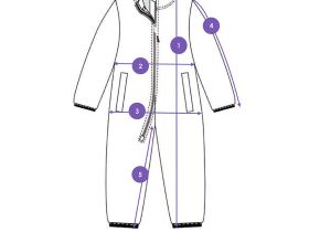 Комбинезон трикотажный для девочек