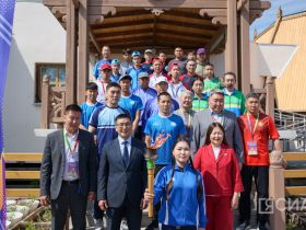 В Доме Арчы зажгли огонь Спартакиады учащихся Якутии