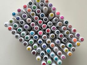 Набор маркеров акриловые Languo, 96 цветов