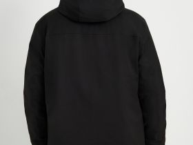 Пуховое полупальто прямого силуэта