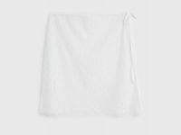 Юбка-пояс из кружева для девочек, Белый