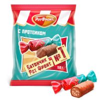 Конфеты Батончики протеиновые, с воздушным рисом, 150 гр