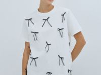 Футболка с декором, Белый