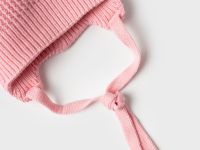 Комплект трикотажный для девочек: шапка, снуд