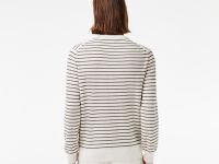 Хлопковый свитер Lacoste с круглым вырезом