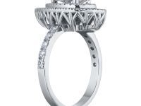 Кольцо из белого золота с бриллиантами э0901кц11180500