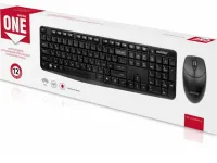 Беспроводной мультимедийный комплект Smartbuy ONE клавиатура +  мышь (SBC-235380AG-K) (черный)