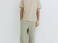 Футболка из мерсеризованного хлопка, Бежевый