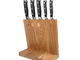 Подставка для ножей магнитная Woodinhome KS002LSON, дуб