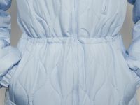 Утепленная куртка с поясом на кулиске