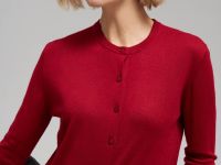 Кардиган прямого кроя с шерстью