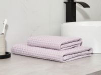 Полотенце вафельное Лорг/Lorgo, сирень