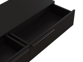 ТВ-тумба подвесная Кимбол 160x20 Черный
