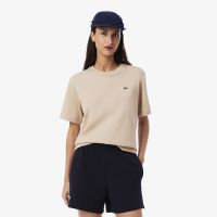 Женская футболка Lacoste свободного кроя из мягкого хлопка