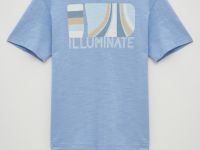 Футболка прямого силуэта с принтом